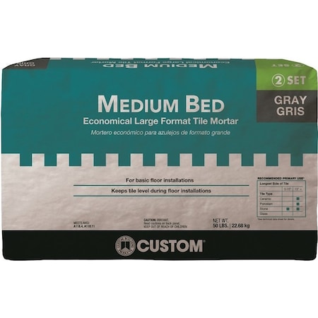 Custom Building Products Mortar Medium Bed White 50Lb MGMM50