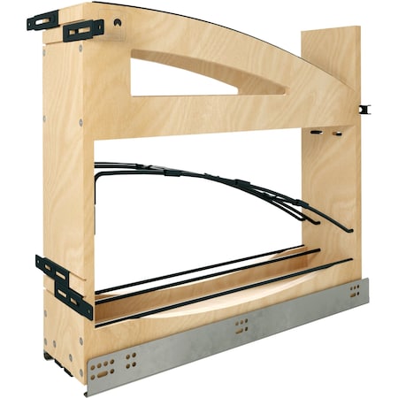 Revashelf Base Filler Foil/Tray 5-15/16in W Soft-close Wood/Black Craftsman 447CC-BCSC-5MB