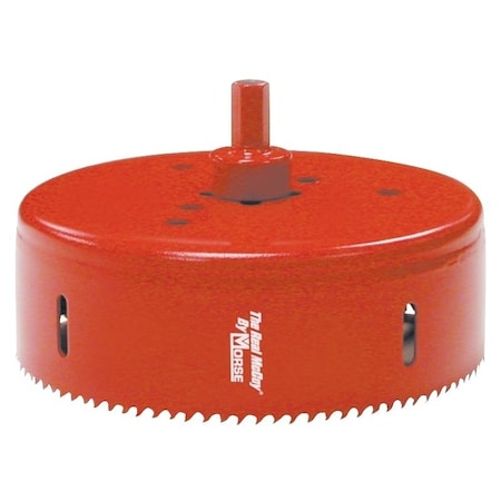 Morse MORSE REAL McCOY TA80 Hole Saw with Arbor, 7/16 in Arbor, 1-15/16 in D Cutting, HSS Cutting Edge MHSA80/TA80