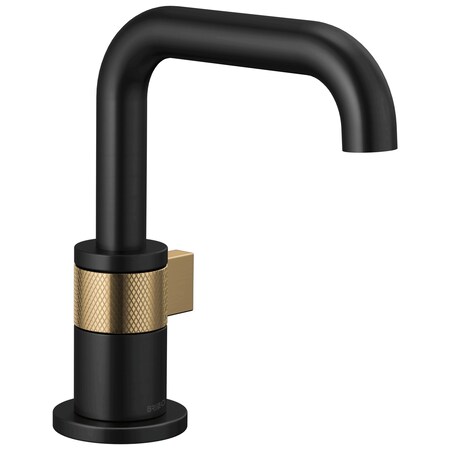 Brizo Litze Single-handle Lavatory Matte Black/Luxe Gold 65035LF-BLGL