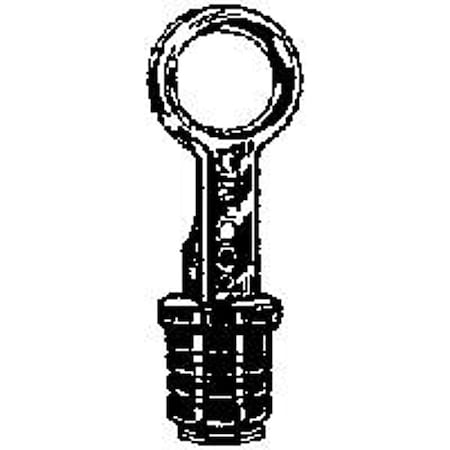 Us Hardware Drain Plug, Corrosion-Resistant, Stainless Steel, For: 1 in Dia Drain M-278C