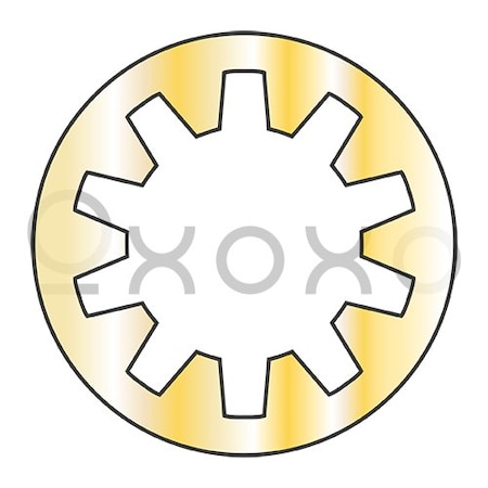 Oxoxo 1/4 MS35333, Military Internal Tooth Washer Steel CAD II per QQ-P-416 Type 2 Class 2, 10000PK 588340