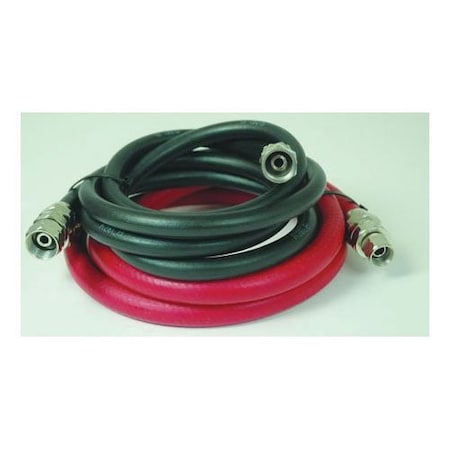 Devilbiss Class B Oil Resistance Air/Fluid Hose Set, Synthetic Rubber, Air/Fluid Hose, Red 220019