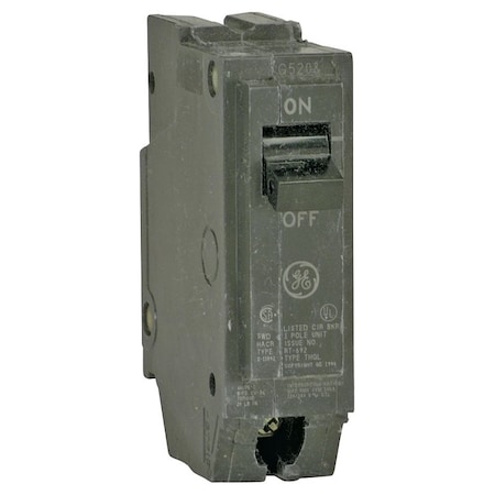 Ge Industrial Solutions Circuit Breaker, THQL Series, 50A, 1 Pole, 120/240V AC, 10kA at 120/240V AC THQL1150