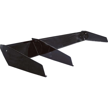 Powerhouse 22999 8 x 72 in. Dirt Late Model Aluminum Spoiler - Black, 2 Piece PO3612064