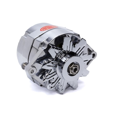 Powermaster 100A Polished Alternator for GM 10SI 1V-Pulley PWM67127