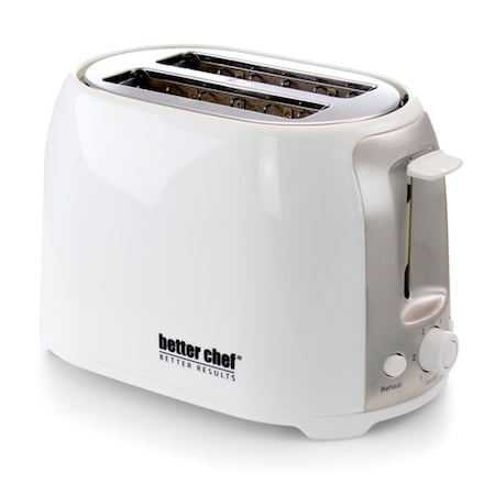 Better Chef Cool Touch Wide-Slot Toaster, White BE336121