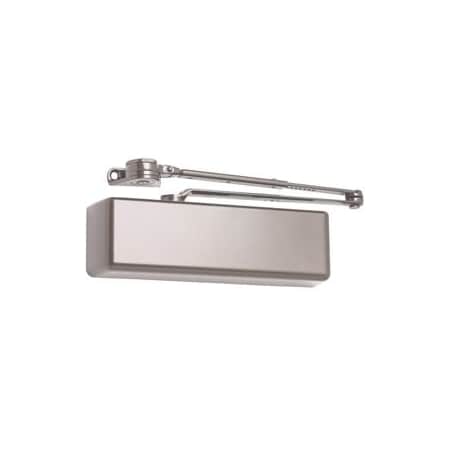Lcn Closers XP Heavy Duty Door Closer, Surface Mount, Hold Open Arm for Regular Pull Side, 689/AL 4040XP-HW/PA-AL