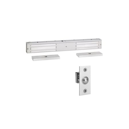 Security Door Controls 1200lbs EM Lock, Double Door Electromagnetic Lock 1572-V-D