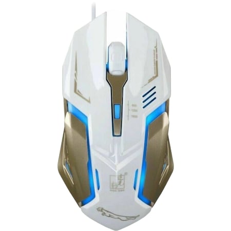 Sanoxy Wired Gaming Mouse Adjustable DPI Ergonomic USB White SNX-193154936298-WE