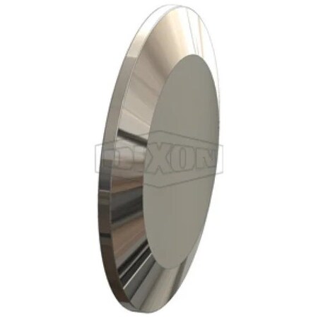 Dixon Bradford, T16AMP BioPharm Line High Purity Round Solid End Cap, 1/2 and 3/4 in, 316L Stainless Steel T16AMP-050075PL