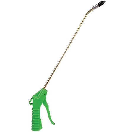 Astro Pneumatic Deluxe Air Blow Gun, 13 in, Green, Lever Handle 1715