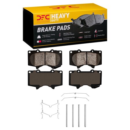 Dfc Heavy Duty Disc Brake Pad Set, 1214-0976-02