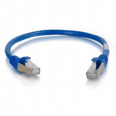 Cb Distributing Cables To Go - 14ft Cat6a Snagless Shielded - STP - Network Patch Cable - Blue ST721560