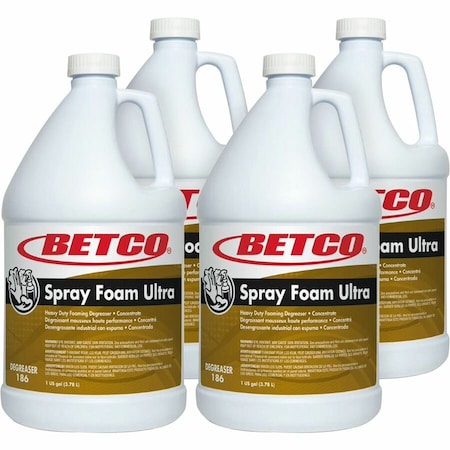 Betco Cleaners & Detergents, 1 gal Bottle, Liquid, Orange, 4 PK 1860400