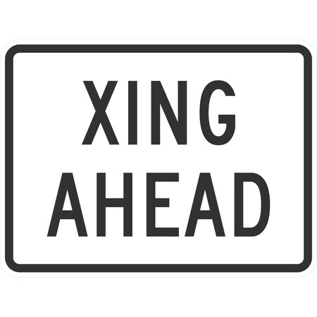 Lyle Xing Ahead, 24x18, Engineer Grade, White G-11908-EG_24x18