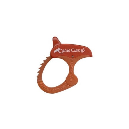 Cable Wholesale Cable Clamp, Polymer, Stainless Steel, 2 in Bundle Dia., Red 30CA-37111