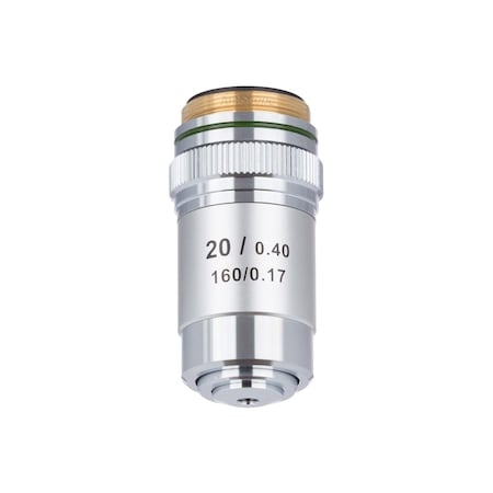 Amscope 20X Achromatic Microscope Objective for Compound Microscope A20X-V300