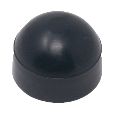 Invacare Hme Caster Stem Dust Cap For Invacare, Black Plastic, 1 1/4" Dia., Pack/10 116046