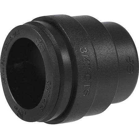 Sharkbite Cap, Polymer, Push-to-Connect 7/8 in PL022A