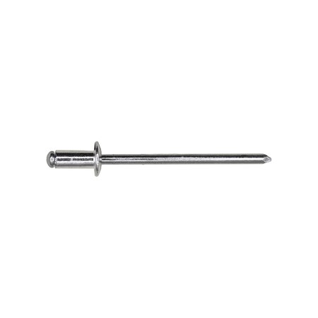 Auveco Pan-L-Rivets Dome 1/4in Diameter 1/8in Grip 1/16in-1/8in, 100PK 8905