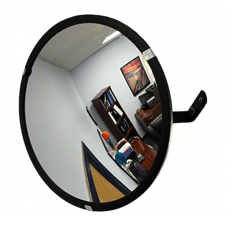 Fred Silver Convex Mirror, 30 in Dia, Acrylic PLX-30A