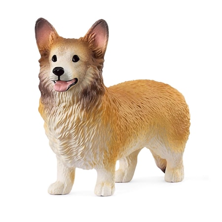 Schleich Welsh Corgie Figurine Beige/Brown 13999