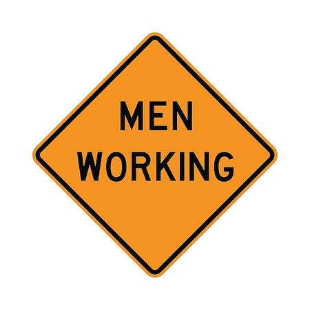 Traffix Devices/Vizcon Reflective Sign 48in, 48 in Height, 48 in Width, Polypropylene, Square, English 26048-EFO-HF-MWW