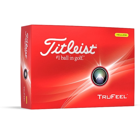 Titleist TruFeel Yellow 2024 Golf Balls - 1 Dozen T6136S