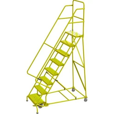 Tri-Arc Step8 Steel Rolling Ladder, W/24"Wx10"D KDSR108246-Y