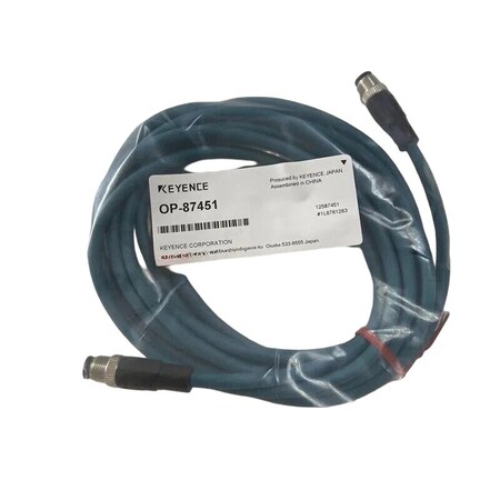 Keyence Vision Sensor NFPA79 Compliant Monitor Cable, 5 m Long OP-87451
