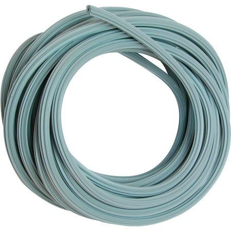 Make-2-Fit Screen Retainer Spline, 0230 in D, 25 ft L, Vinyl, Gray, Round P 7644