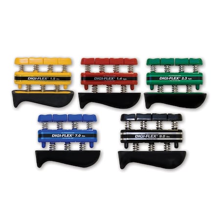 Fabrication Enterprises Cando Digi-Flex Hand Exerciser, Set Of 5 FA124332