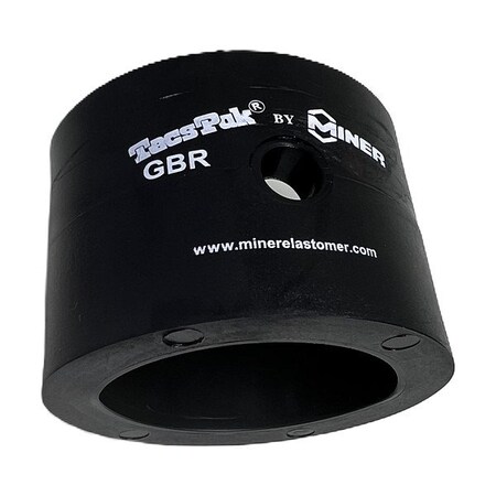 Miner Elastomer Tecspak Bumper, Black, 1675 lb Cap. GBR-855