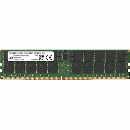 Micron DDR5 RDIMM 96GB 2Rx4 6400 CL52 (24Gbit) (Single Pack) MTC40F204WS1RC64BC1R