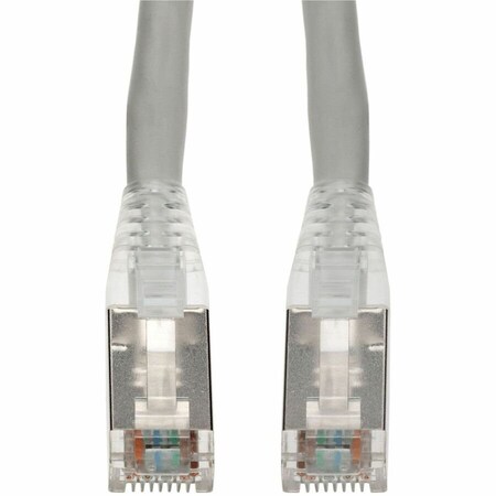 Add-On 30FT GRAY CAT 6 SHIELDED PVC ETHERNET CABLE SNAGLESS EASY CLEAR BOOT TAA RJ-45 M ADD-30FCAT6S-GY-TAA