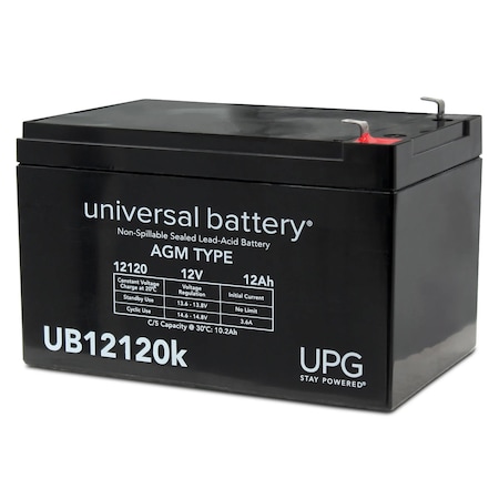 Upg Sealed Lead-Acid Battery, 12V, Lead Acid Chemistry D5744