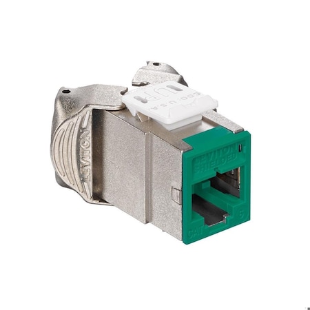 Leviton 1-PORT MOD JACK 110 8W8P CAT6 61SJK-RV6