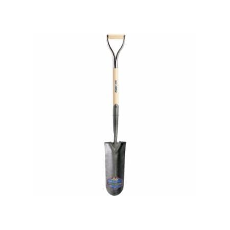 Jackson Professional Tools J-450, Series PONY Shovel, 5.5 in W x 14 in L Blade, 27 in L Armor D-Grip, White Ash Drain Spade 027-1230700