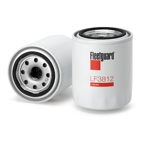 Fleetguard Oil Filter, 4.0625 in L, Spin-On LF3812