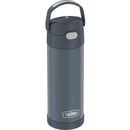 Thermos 16-Ounce FUNtainer Vacuum-Insulated Stainless Steel Bottle with Spout (Stone Slate) F41101SL6