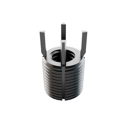 Zoro Select Key Locking Insert, Heavy Wall, 4 Keys, 1/2"-13 Int Thrd Sz, 3/4"-16 Ext Thrd Sz, Stainless Steel 215-066306