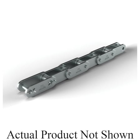 Hkk Chain HKK Double Pitch Riv Standard Conv, 100 ft OAL, 1P, .312 Dia x 5/16 W, .06 THK Plate, 304SS SC040R1C