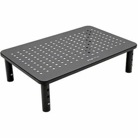 Eaton Tripp Lite Series Monitor Riser for Desk, 14 x 9 in. - Height Adjustable, Metal, Black MR1411M