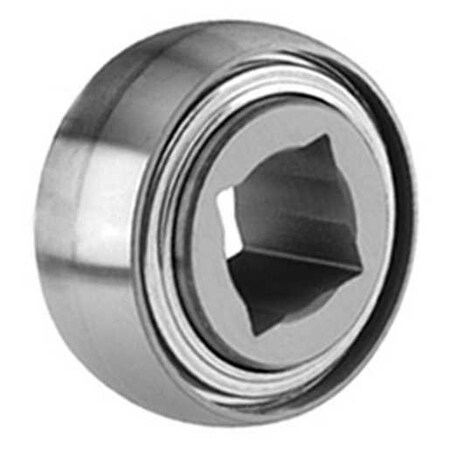 Timken Cylindrical Bore Radial Ball Bearing, Double Sealed Closure, 1-1/4 in Bore Dia W208PPB16