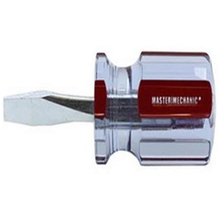 Gourmetgalley 0.25 x 1.5 in. Stubby Square Slotted Keystone Screwdriver GO844353