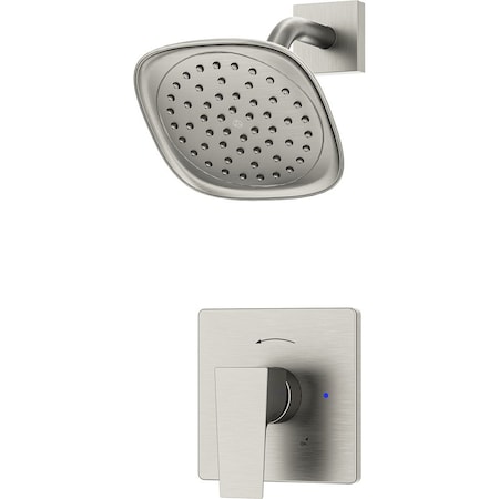 Symmons Verity Single Handle Wall Mounted Shower Trim Kit (Valve Not Included) 2.0 GPM 4991STNTRM