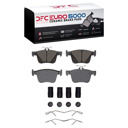 Dfc 5000 Euro Ceramic Disc Brake Pad Set, 1600-1761-01