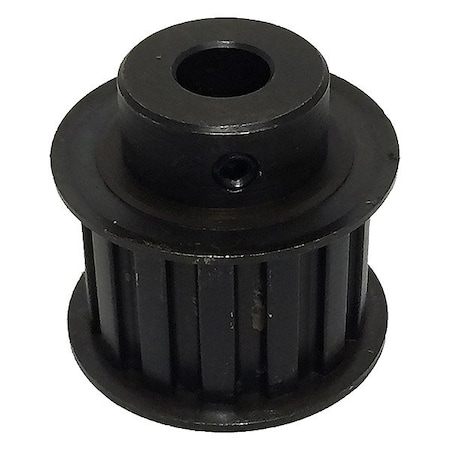 Zoro Select Timing Pulley, Black Oxide, 1 1/8 in Dia 13LF100X3/8
