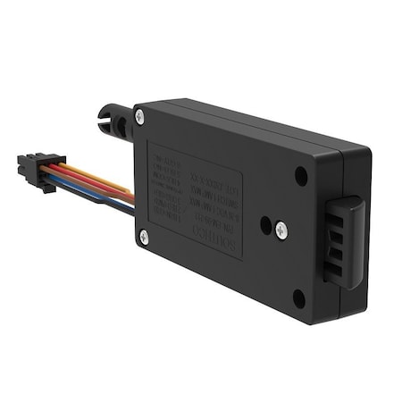 Southco Miniature Electronic Slide Bolt, Front Mount, With Microswitch, With Mechanical Override Plastic EM-05-11-111